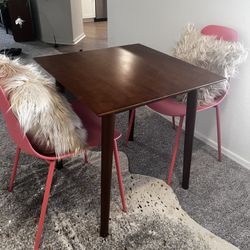 Mid Century Modern 2 Person Dining Table 