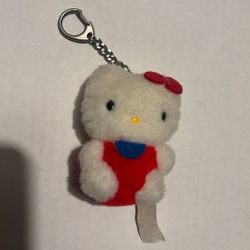 Rare Vintage Hello Kitty Mascot Keychain
