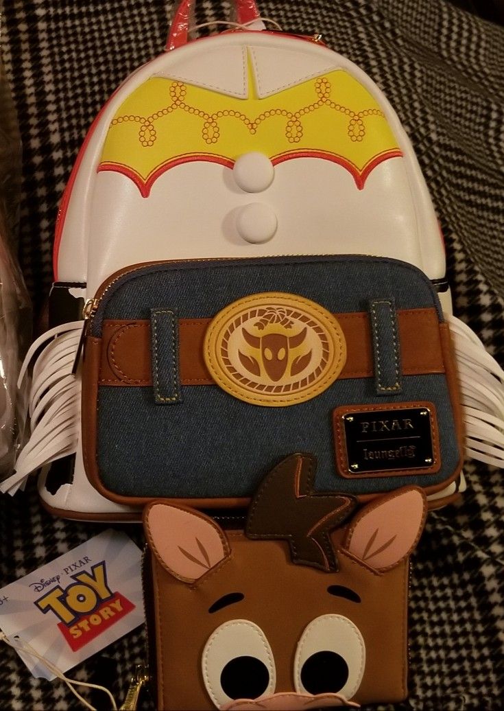 Loungefly Jesse And Bullseye Backpack And Wallet .