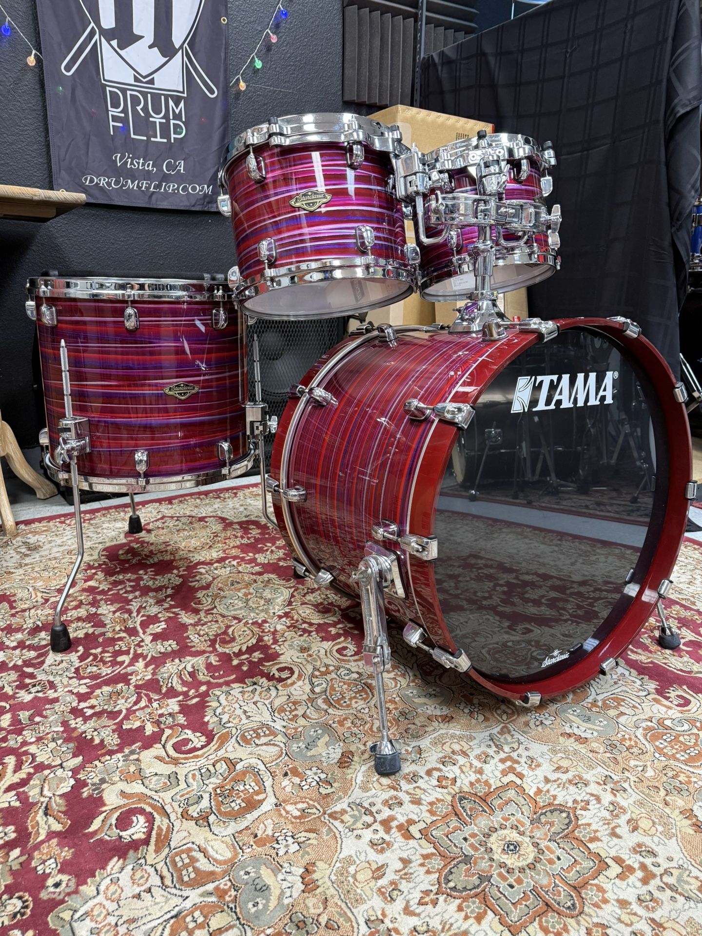Tama Starclassic Phantasm Oyster 4pc Drum Set