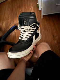 Rick Owen x Chromeheart geobaskets
