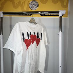 Amiri 3 Hearted T Shirt 