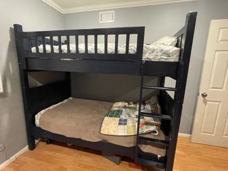 Pottery Barn twin bunk beds no mattress