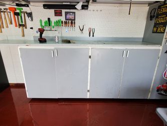 Workbench cabinet addressable shells