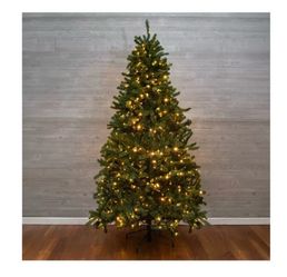 Brookwood Fir Pre-Lit Christmas Tree - 7.5 ft