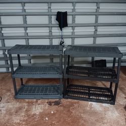 Plastic Shelving  2. ... 37" H X 18"W X 36"L