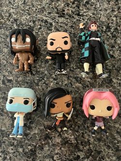 Funko Pop Figures Mixed Lot of 6