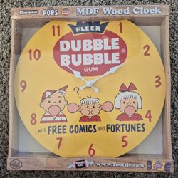 Dubble Bubble Gum Clock- Vintage Style Wall Decor