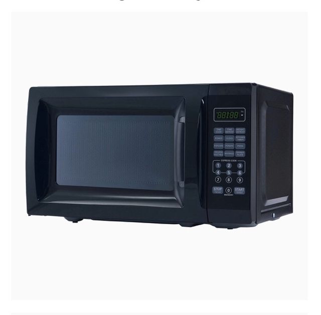 Mainstays 0.7 Cu. Ft. 700W Black Microwave Oven