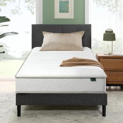 #200 #217#218 Twin 6" Foam & Spring Hybrid Mattress - Medium Firm, Durable & Safe