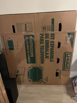 U-Haul TV Moving Box - Size Large