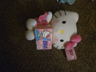 Hello kitty plush with candy