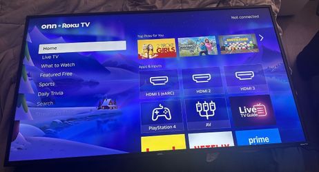 50” Onn Smart TV Roku