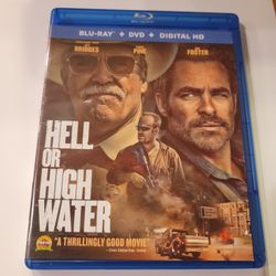 $5 BLU RAY / DVD COMBO PACK HELL OR HIGH WATER $5