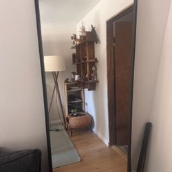 Tall Black Mirror Doors For Sale (Set Of 2)