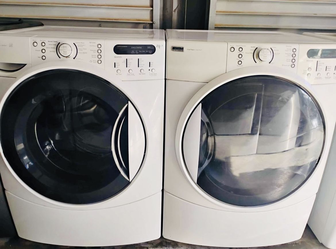 Washer Dryer Kenmore Elite Front Load Super Capacity Like New Free Delivery 