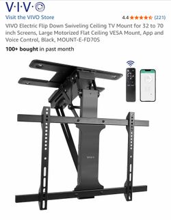 VIVO motorized TV ceiling mount