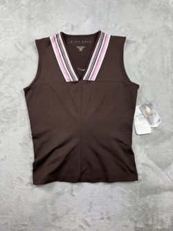 Nike golf moisture wicking brown shirt sz xsmall new with tags  