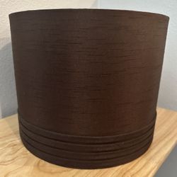 Brown Drum Lamp Shade