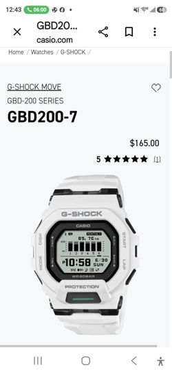 G SHOCK CASIO WATCH