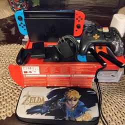 Nintendo Switch Controller And Transport Case Selda Extra 