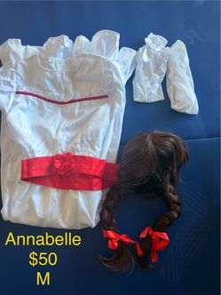 Annabelle Halloween Costume Size Medium