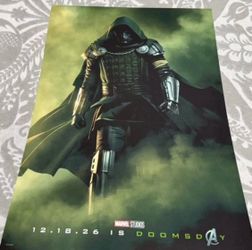Doom poster mask and cape San Diego comic con.
