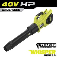 RYOBI 40V HP Brushless 190 MPH 730 CFM Cordless Battery Jet Fan Leaf Blower (Tool Only)

