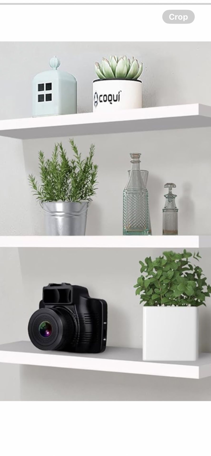 3 Brand New Floating Shelves with all hardware -each shelve is 16”