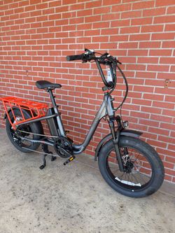 Retrospec Roo Rev XL Cargo Electric Bike - Graphite