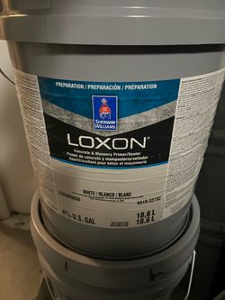 White paint. 6 5 gallon buckets