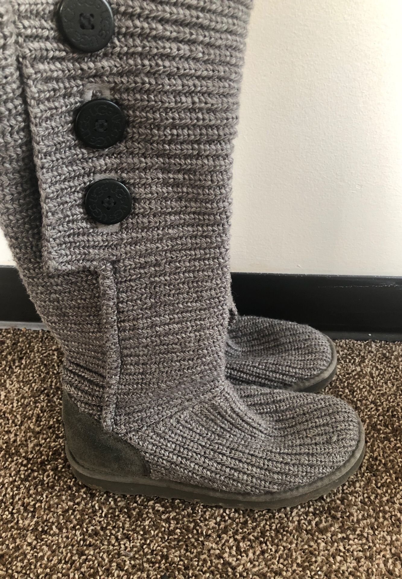 Gray UGG Boots Size 10