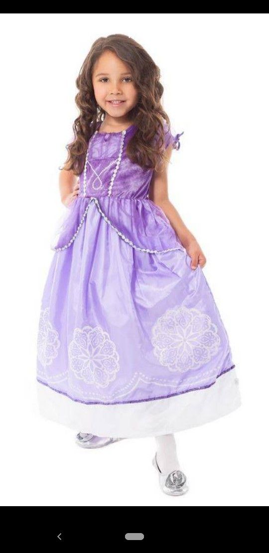 Little Adventures Purple Amulet Princess - Size 7-9 (Sofia The First)