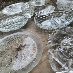 Alot Of Candy Crystal And Glass Bowls And Others 
