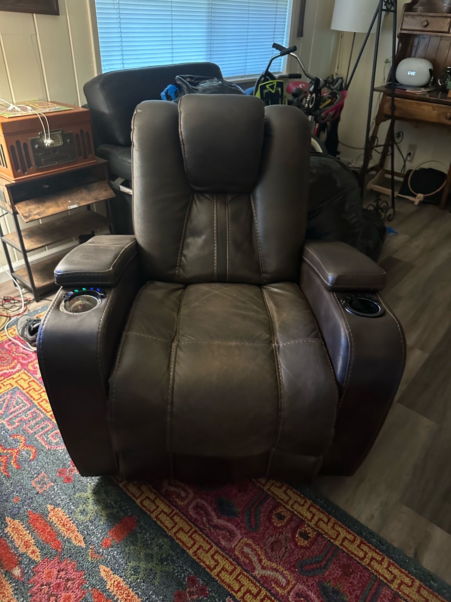Brown Power Theater Recliner