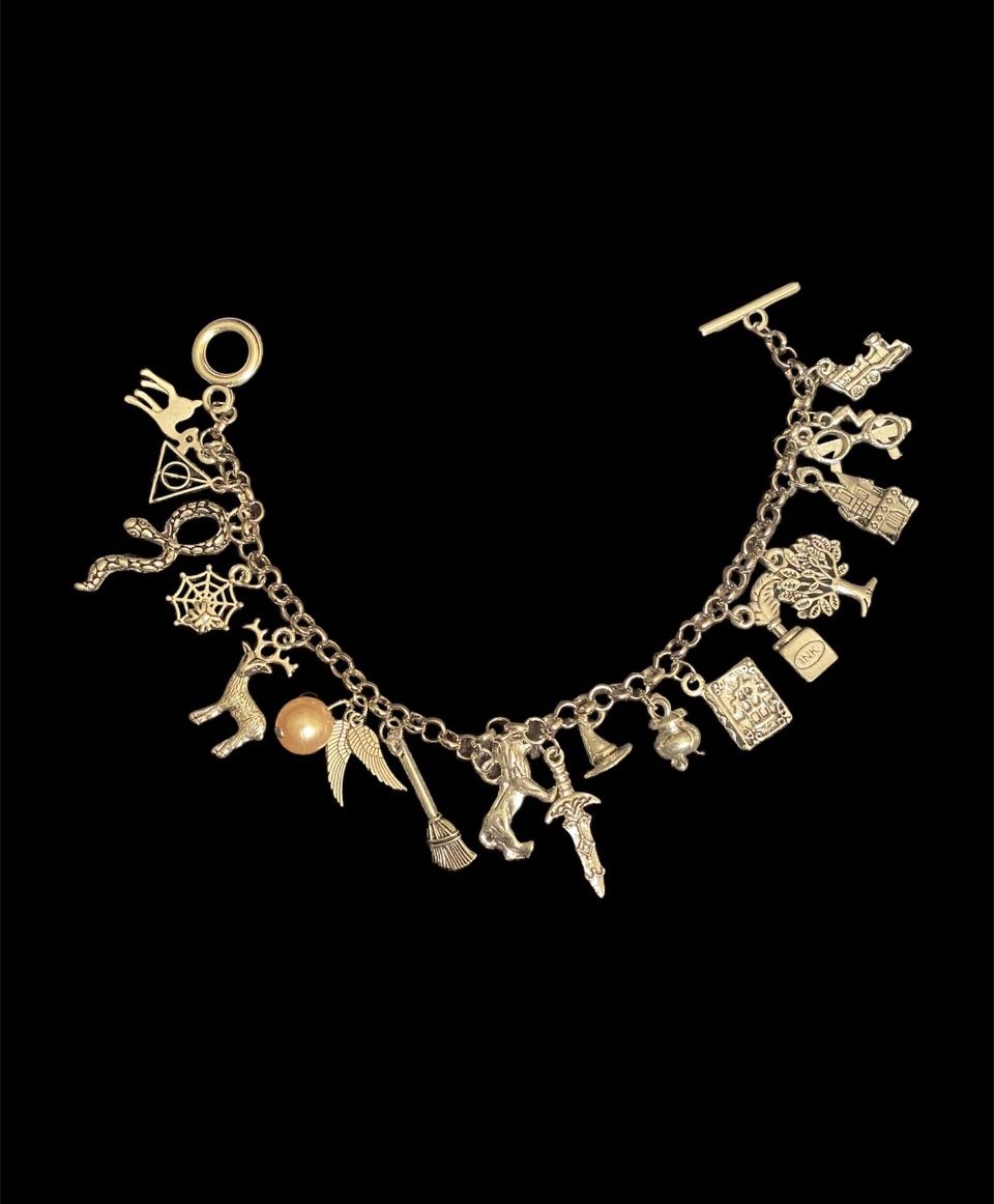 Handmade Harry Potter Themed Charm Bracelet