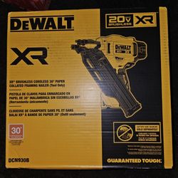 Dewalt 20-Volt Brushless XR Cordless 30° Framing Nailer (Tool-Only) 30 Degree Framing Gun 