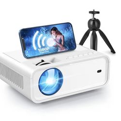 Portable Mini Projector with 5G WiFi and Bluetooth, ACROJOY Native 1080P Movie Projector with Tripod & 240" Display, Outdoor Video Projector Compatibl