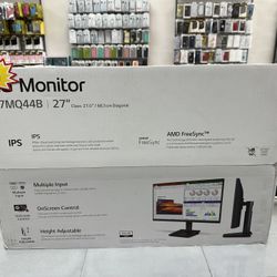 LG 27” LED AMD Monitor New! $229 Cash Or Card!!