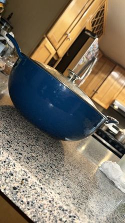 Princess House Mi Cocina 5-Qt Ceramic Casserole with Glass Lid – Like New