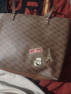 Karl Lagerfeld Paris Monogram Tote Bag