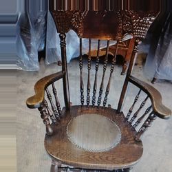 Victorian Webster Rocking chair