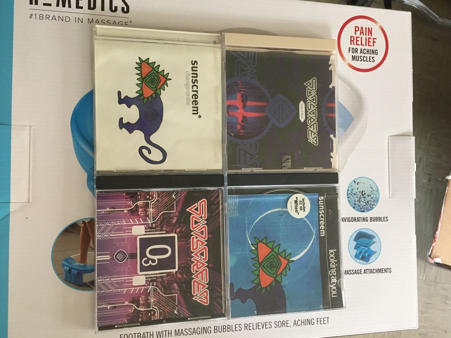 SUNSCREEM cds collection is for sale.