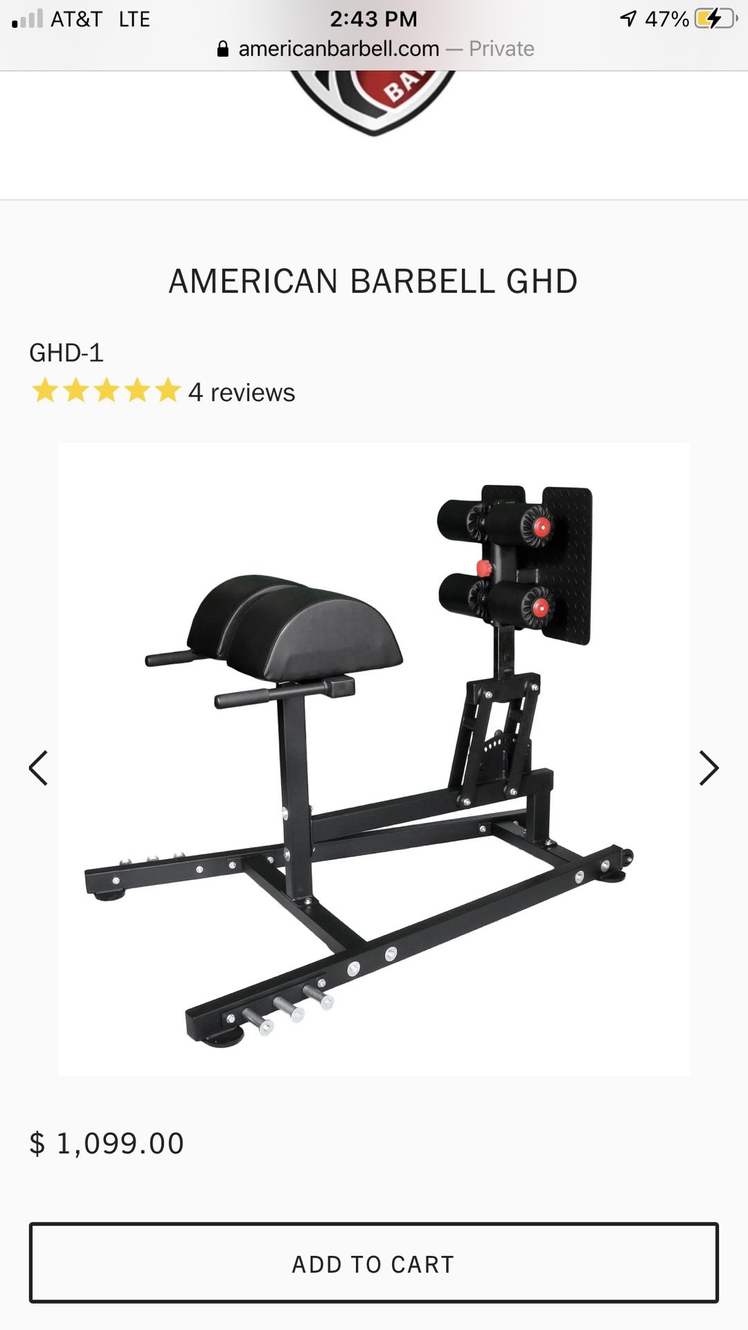 American Barbell GHD