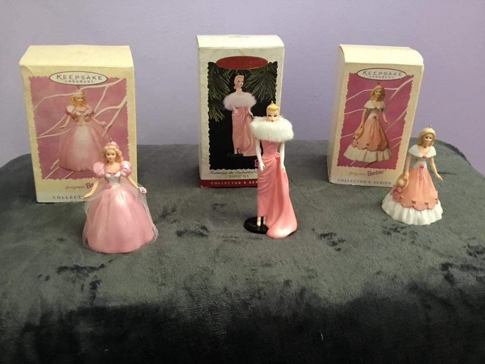 Vintage Barbie Ornament Lot