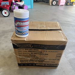 Free Disinfectant Wipes 2 Boxes
