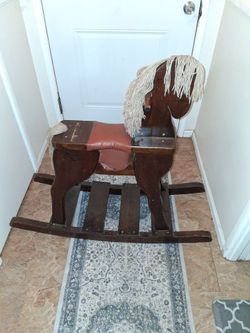 Hand built rocking horse