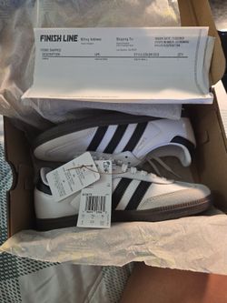 Adidas Samba White Brand New With Tag White US4
