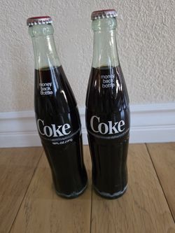 Old Glass Coke Bottles From 1970.