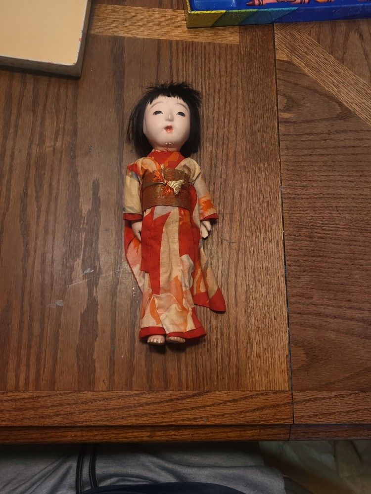 Old Oriental Asian Doll